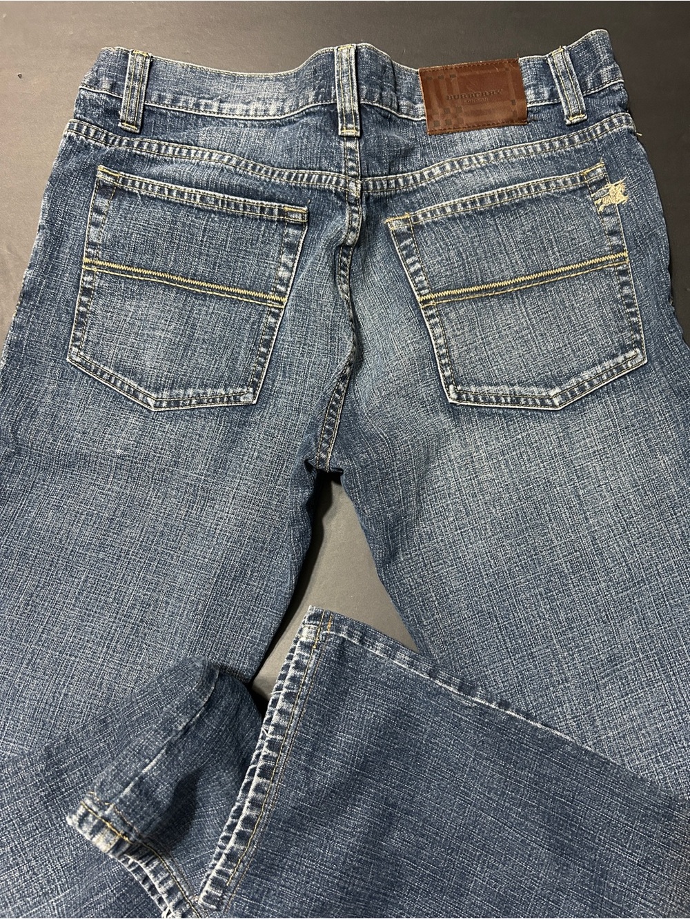 Burberry Brit Size 32 Dark Wash Mid Rise Straight Leg Jean